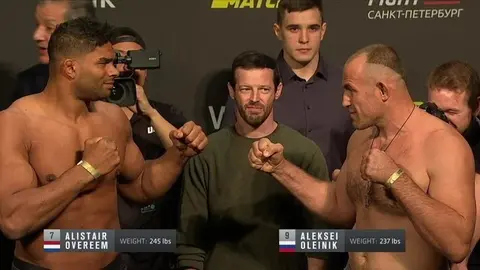 Assistir Overeem x Oleynik ao vivo pelo UFC Fight Night