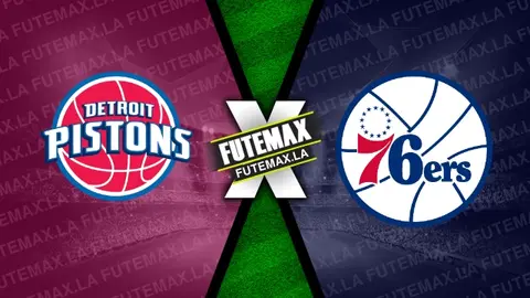 Assistir NBA: Detroit Pistons x Philadelphia 76ers ao vivo online 10/01/2023