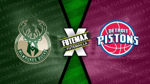 Assistir Milwaukee Bucks x Detroit Pistons ao vivo online 08/11/2023